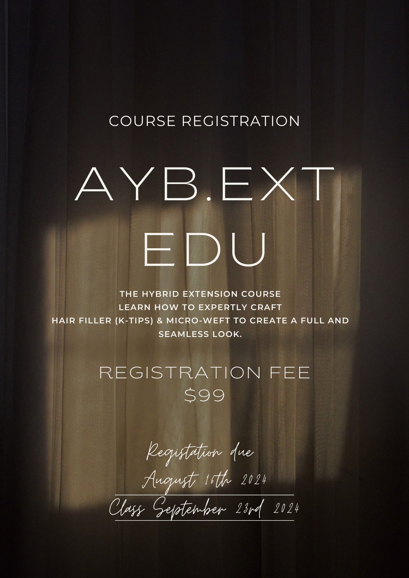 AYB EXT EDU Hybrid Extension Course Registration